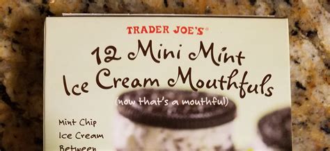 Ice Cream Trader Joe S Mini Mint Ice Cream Mouthfuls Review Review