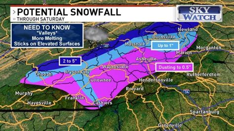 Weather Update Winter Weather Wind Advisories Issued For Some Wnc