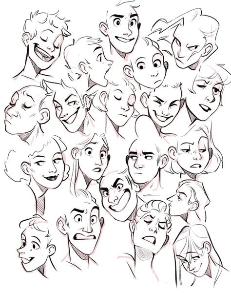 Drawing Expressions Drawing Face Expressions Face Drawing