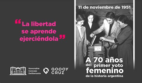 A 70 Años Del Primer Voto Femenino De La Historia Argentina Ciudad Revista Digital