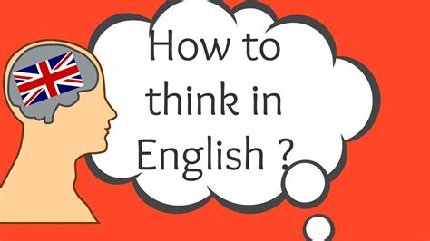 How To Think In English Youtube