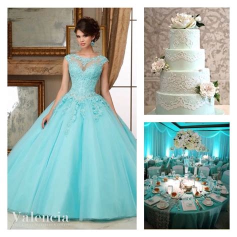 Quince Theme Decorations Quinceanera Dresses Blue Quince Dresses