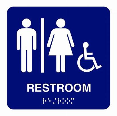 Restroom Signs Bathroom Handicap Etiquette Womens Unisex
