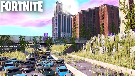 Amazing Post Apocalyptic City Escape In Fortnite Creative Youtube