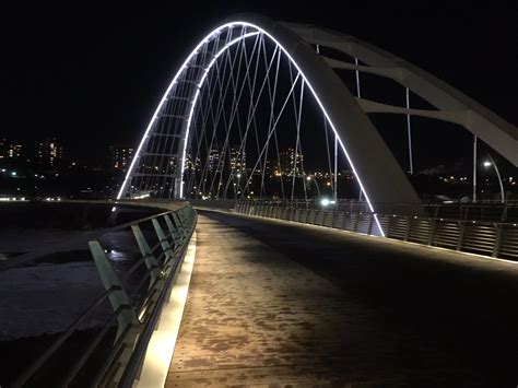 Walterdale Bridge Brings Light to Shortest Day of the Year