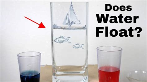 Does Water Float Can You Float Liquid Water On Liquid Water
