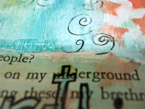 Mixed Media Art Journal Page Imagined Einat Kessler