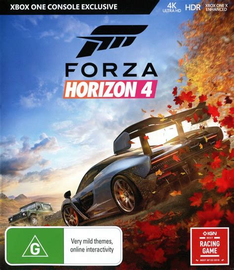 Forza Horizon 4 2018 Xbox One Box Cover Art Mobygames