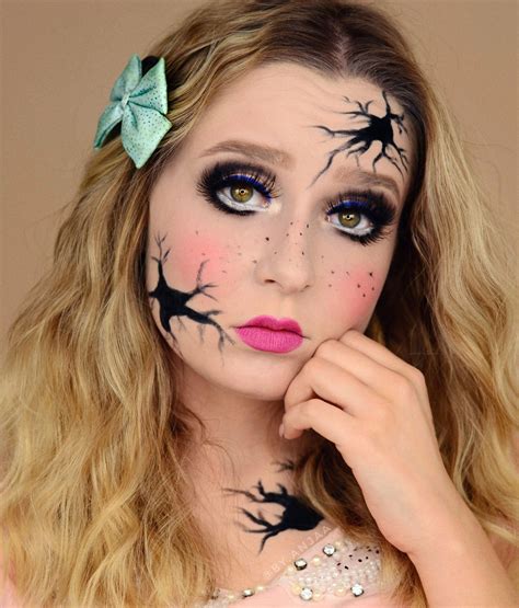 Quick Broken Doll Halloween Makeup Halloween Makeup Inspiration