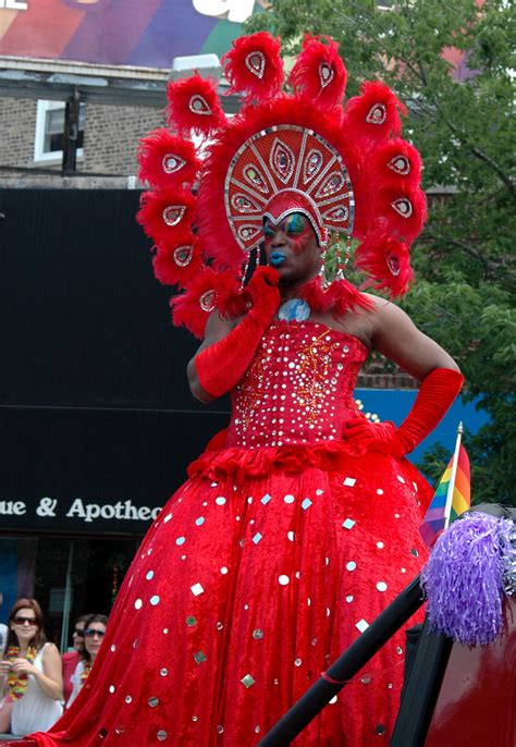 Diva In Red 2 Crop More Photos From Chicago Gay Pride 20 Patric Butler Flickr