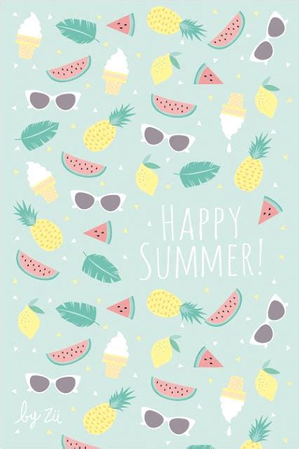 Cute Fruity Summer Lockscreens My Pastel World