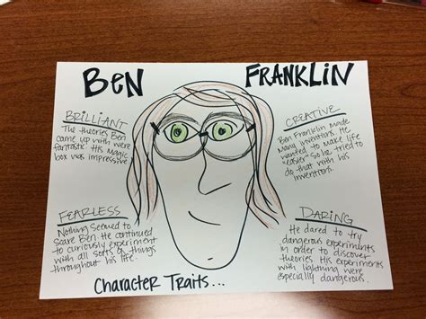Reading With Mrs Klumper Ben Franklin Character Trait Example