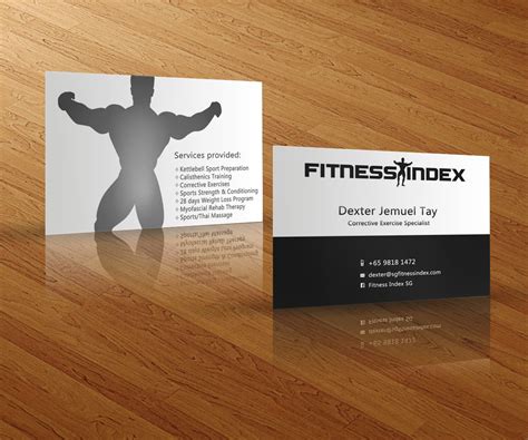 Fitness Business Cards Business Card Tips Fitness Business Card