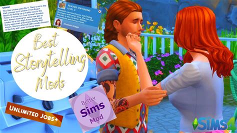 Top Best Story Telling Mods For The Sims 4💛😜 The Sims 4 Mods Youtube