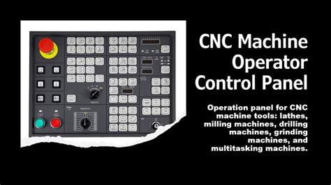 Cnc Machine Operator Control Panel Keys And Its Function Youtube