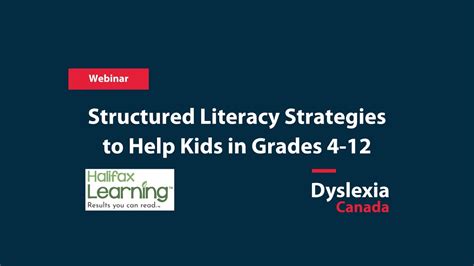 Structured Literacy Strategies To Help Kids In Grades 4 12 Youtube
