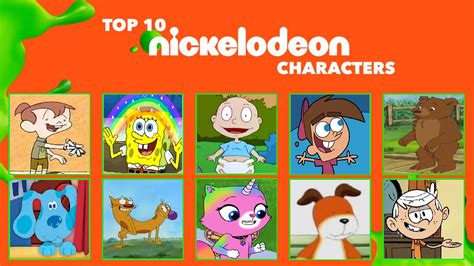 My Top 10 Favorite Nickelodeon Characters By Greatkitty2000 On Deviantart