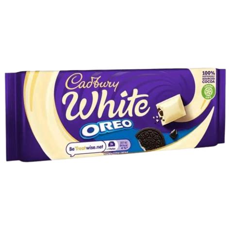 Cadbury Oreo White Chocolate Bar 120g Xclusivebrandsbd