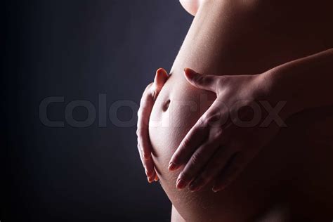 Schwangere Stock Bild Colourbox