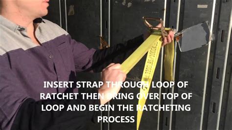 Tie down straps are essentially webbing that is outfitted with tie down hardware. E Fitting Tie Down Ratchet Straps - YouTube