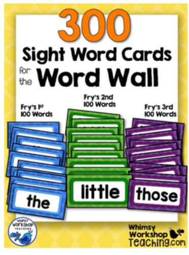 18 Sight Words Strategies And Resources Whimsy Workshop