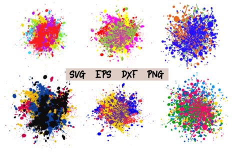 Download Paint Splatter Svg - Free and Premium SVG Cut Files