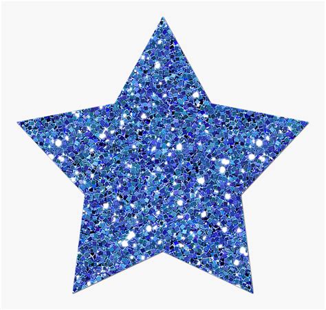 Diamond Star Png Download Free Clipart Blue Glitter Stars Clipart