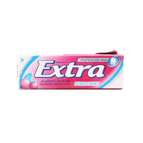 Extra Chewing Gum Bubblemint Pack Of 10 Chocolates And Sweets Gomartpk
