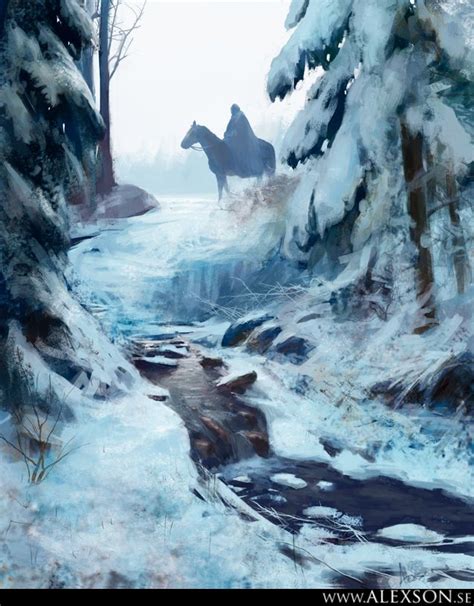 Winter By Alexson1 Fantasy Landscape Fantasy Places Winter Art