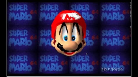 Super Mario 64 Messing Around With Marios Face Youtube