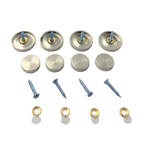 30mm Stainless Steel Furniture Screw Cover Flat Mirror Decorative Screw
