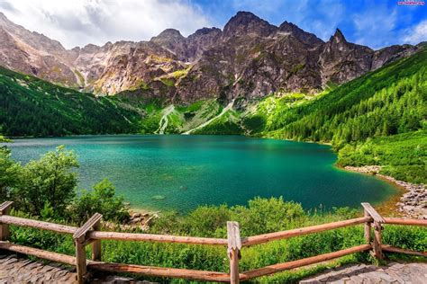Turquoise Mountain Lake