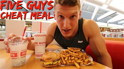 Five Guys Feast Fast Food Cheat Meal Half Day Of Eating And Training