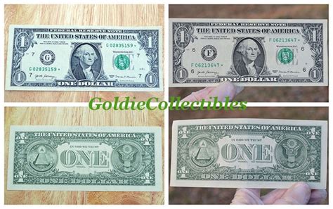 Star 1 Dollar Bill Collectible Rare One Dollar Etsy