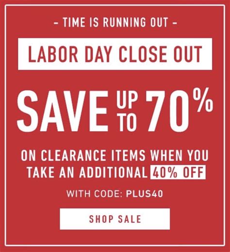 Use The Code Plus40 To Save An Additional 40 On All Clearance