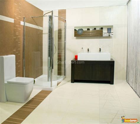 classic bathroom with glass shower gharexpert