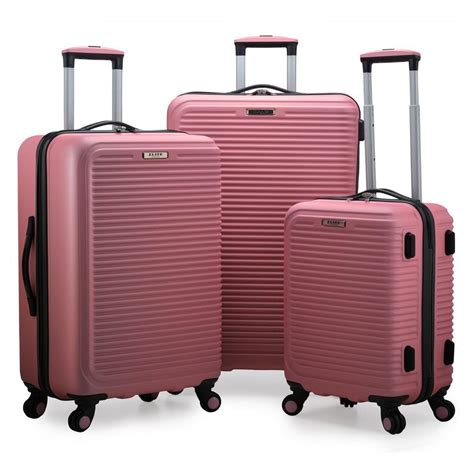 Reviews For Elite Luggage Sunshine 3 Piece Pink Hardside Spinner