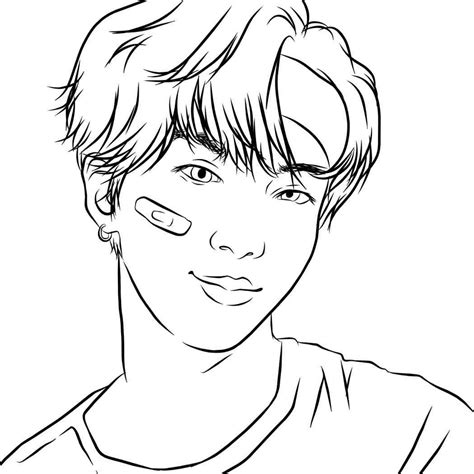 Bts V Coloring Pages Ohcoloring Pages Porn Sex Picture
