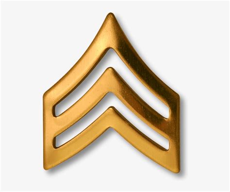 Sergent Clipart Military Rank Sergeant Rank Insignia Transparent Png