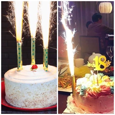 Birthday Candles Birthday Sparklers Cake Fireworks Really Makes