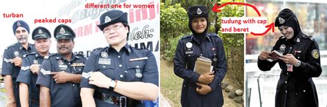 wahh so many msian police uniforms how to tell them apart