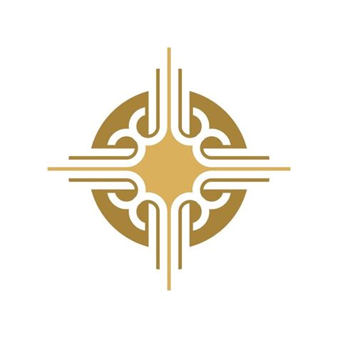 Premium Vector Gold Tribal Decoration Logo Template Illustration