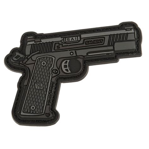 Emg Miniaturized Weapons Pvc Morale Patch Type Salient Arms