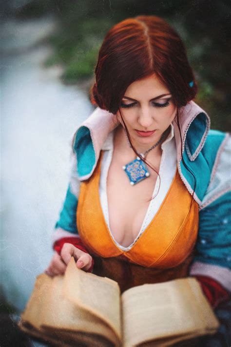 pin auf video game cosplay triss merigold of maribor the witcher