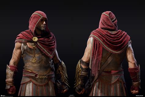 Artstation Assassins Creed Odyssey Iconic Outfit Mathieu Goulet