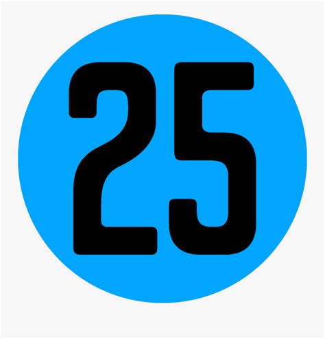 25 Number Download Png Image Free Transparent Clipart Clipartkey