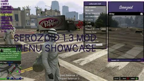 I know, it states that in the video. GTA 5 Serozoid 1.3 FREE Mod Menu RGH Showcase + Download ...