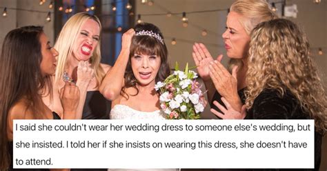 Man Asks If He S Wrong To Forbid Wife From Wearing Wedding Dress To Cousin S Wedding