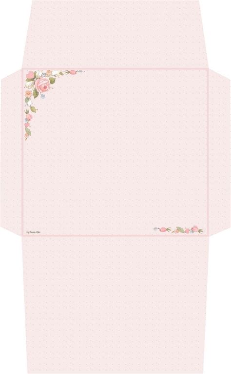 Flowers Free Printable Envelopes