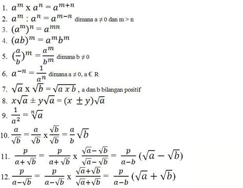 Kumpulan Rumus Matematika Smp Kelas 9 Beserta Penjelasan Lengkap Anto